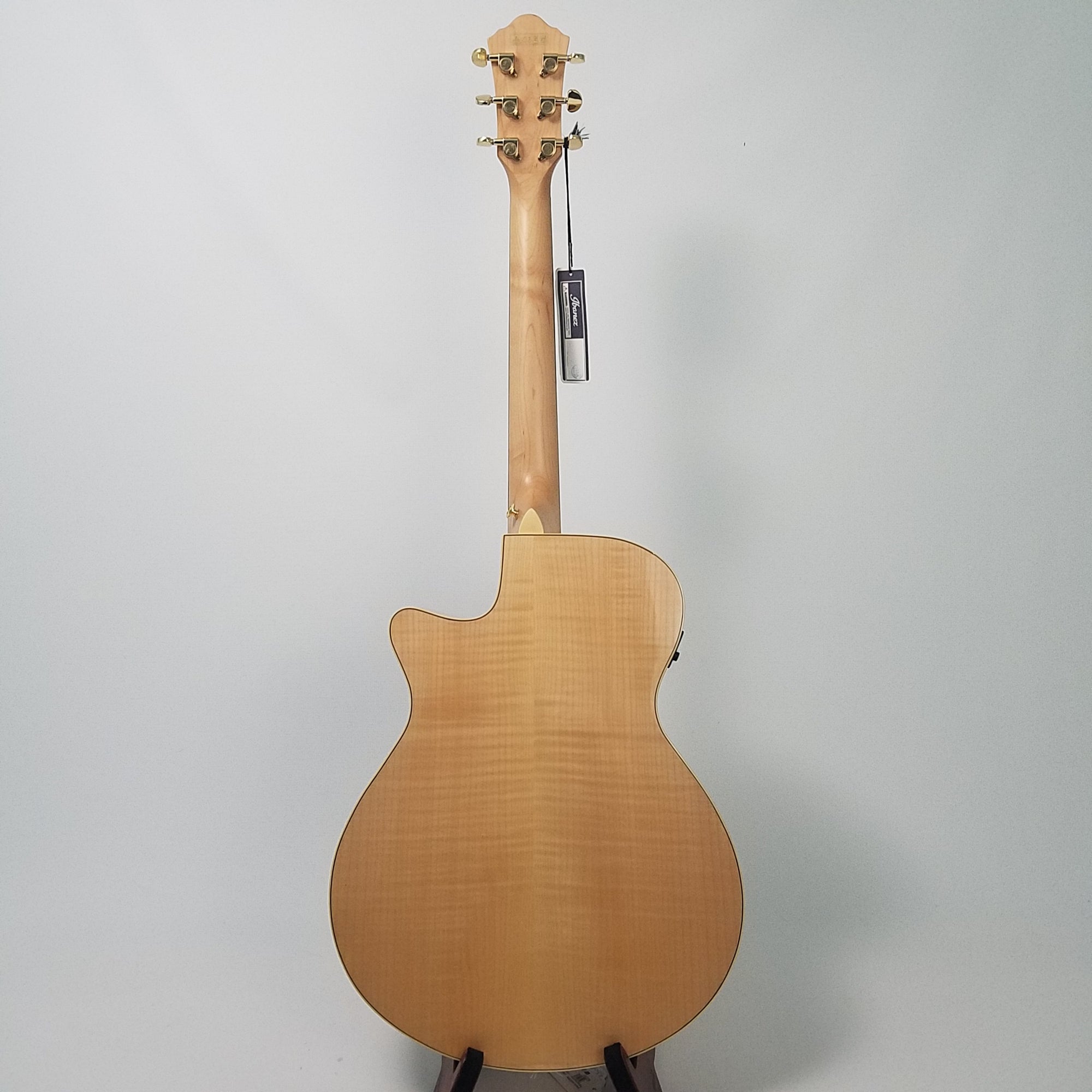 Ibanez AEG750NT Acoustic Electric Guitar - Natural Headstock Back