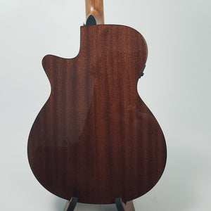 Ibanez AEG5012DVH Acoustic Electric 12-String Guitar - Dark Violin Body Back