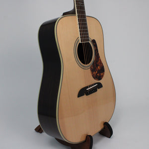 Alvarez MD70EBG Acoustic Electric Bluegrass Guitar Body Left