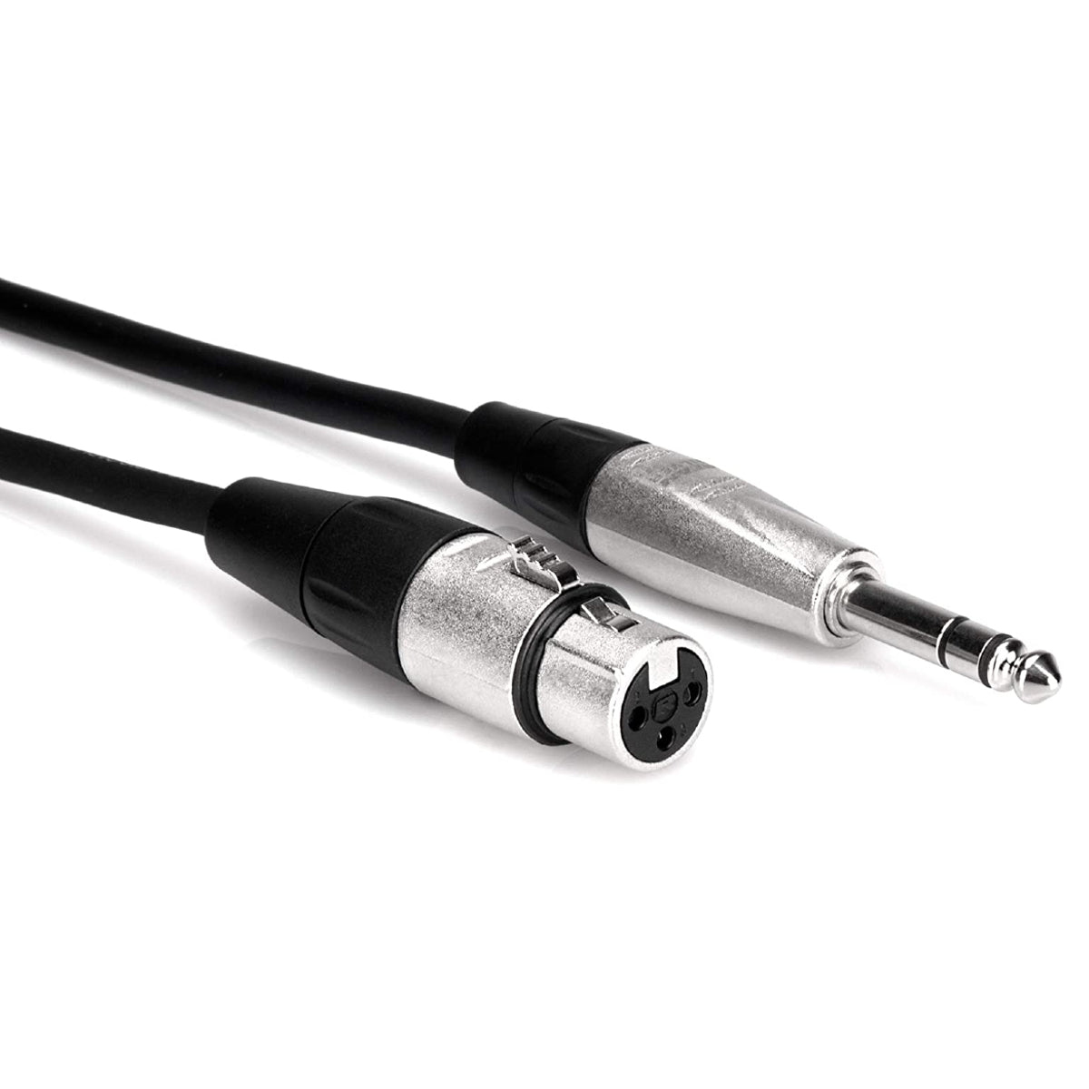 Hosa HXS-003 3ft bal XLRF to 1/4 TRS M Cable Pro REAN Ends