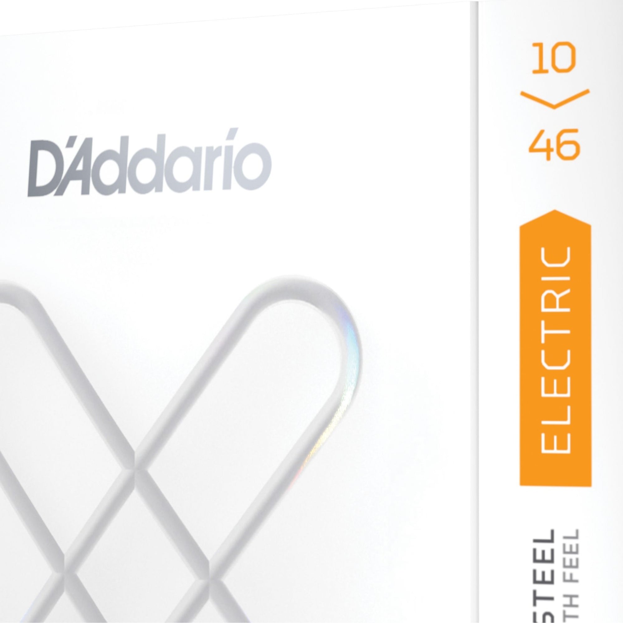 D'Addario XSE1046 Coated Nickel-plated Steel Light Electric Guitar Strings 10-46 Package Side
