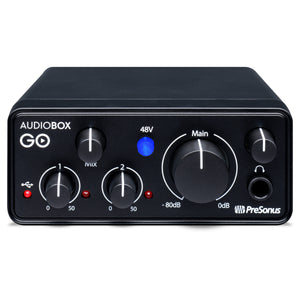 PreSonus Audiobox GO 2x2 USB-C Interface Front