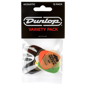 Dunlop Acoustic Guitar Variety Picks 12 Pack PVP112 Pack Front