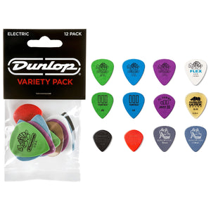Dunlop Electric Guitar Variety Picks 12 Pack PVP113 Pack w/Individual