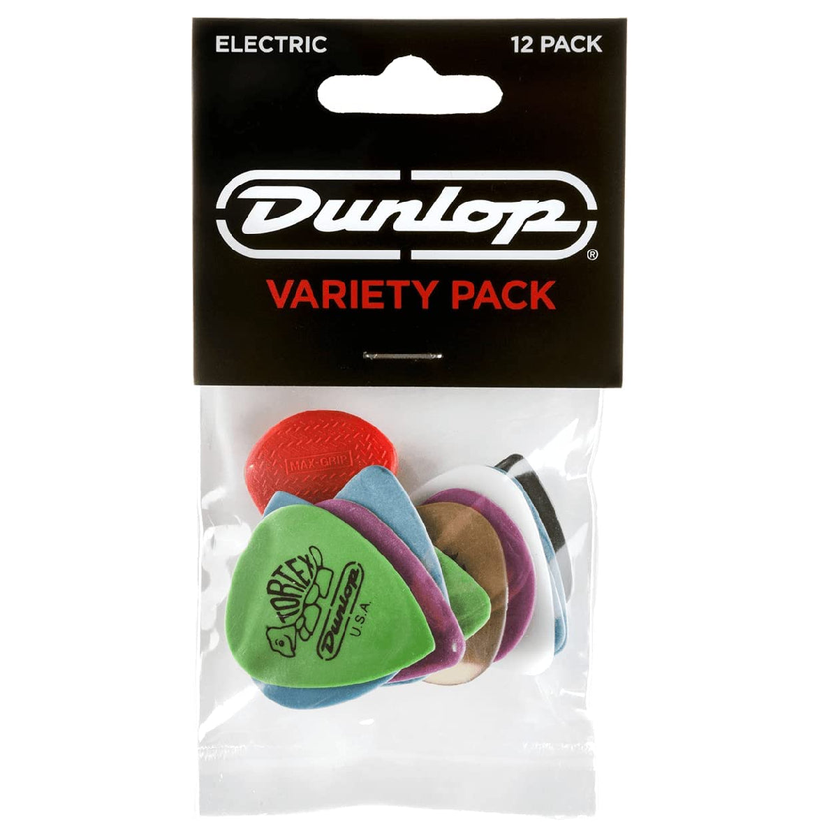 Dunlop Electric Guitar Variety Picks 12 Pack PVP113 Pack Front
