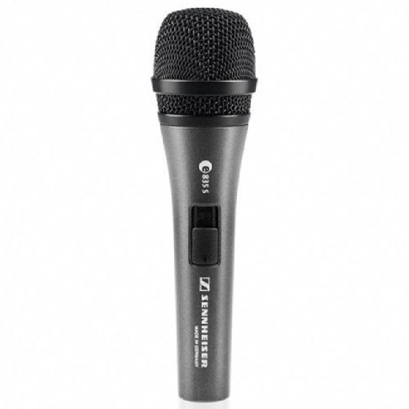 Sennheiser e 835-S Cardioid Dynamic Vocal Microphone with On/Off Switch