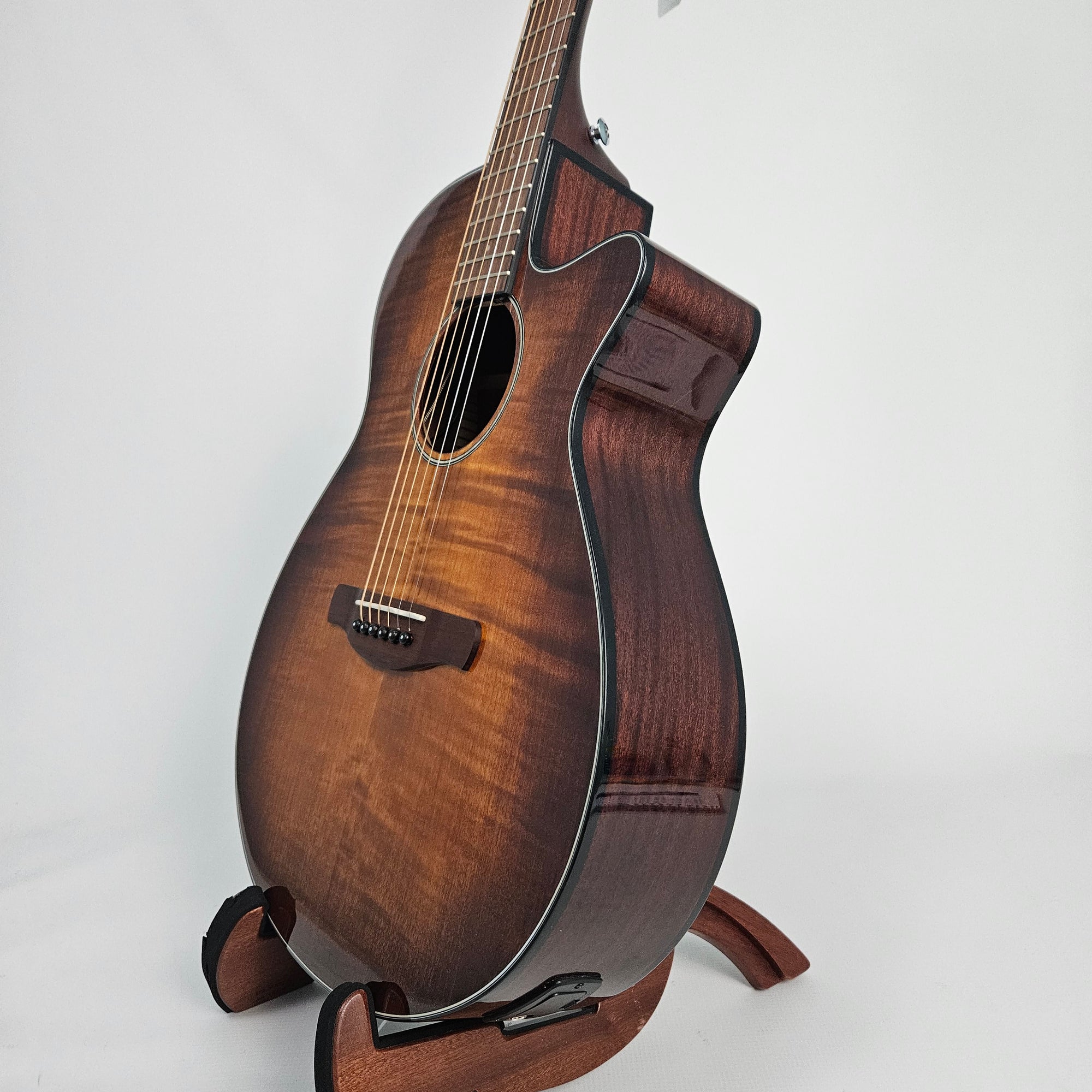 Ibanez Acoustic Electric Guitar - Vintage Violin AEG70VVH Right Side